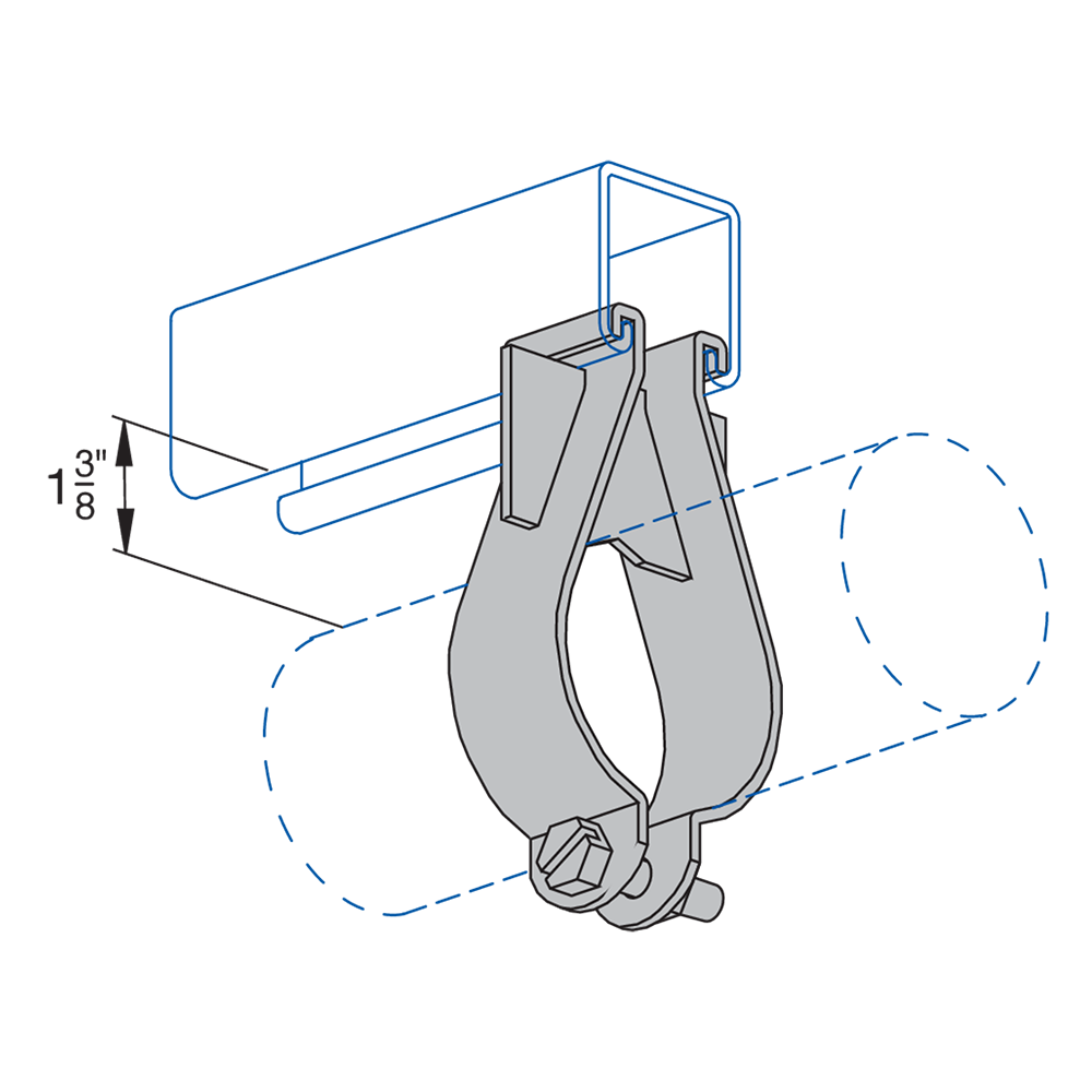 N-800 Series Grip Lock Nuts Without Spring | H-STRUT Hardware